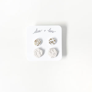 2-piece Stud Earrings Pack by Dax + Leni