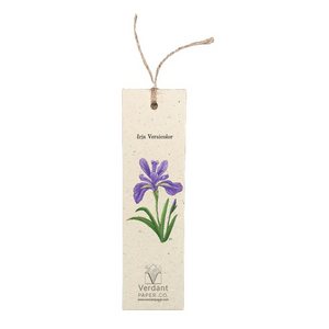 Iris Versicolor - Plantable Bookmark by Verdant Paper Co.