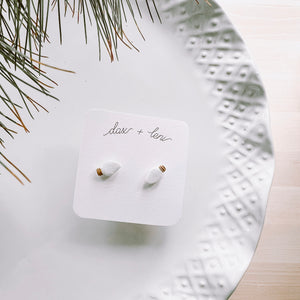 Lightbulb Stud Earrings by Dax + Leni