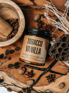 TOBACCO VANILLA Soy Candle by Lawrencetown Candle Co.