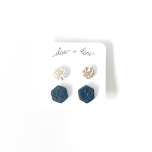 2-piece Stud Earrings Pack by Dax + Leni