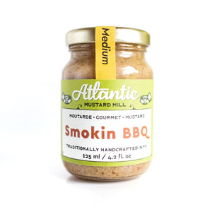 Smokin BBQ Mustard by Atlantic Mustard Mill