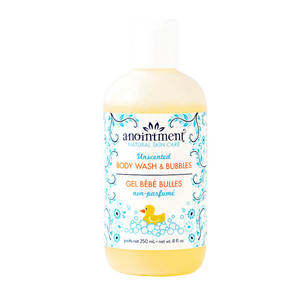 Unscented Body Wash & Bubbles from Anointment Skincare