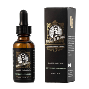 Peppermint Cedarwood Beard Oil by Educated Beards