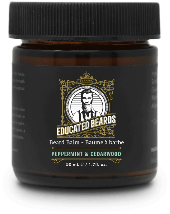 Peppermint Cedarwood Beard Balm by Educated Beards
