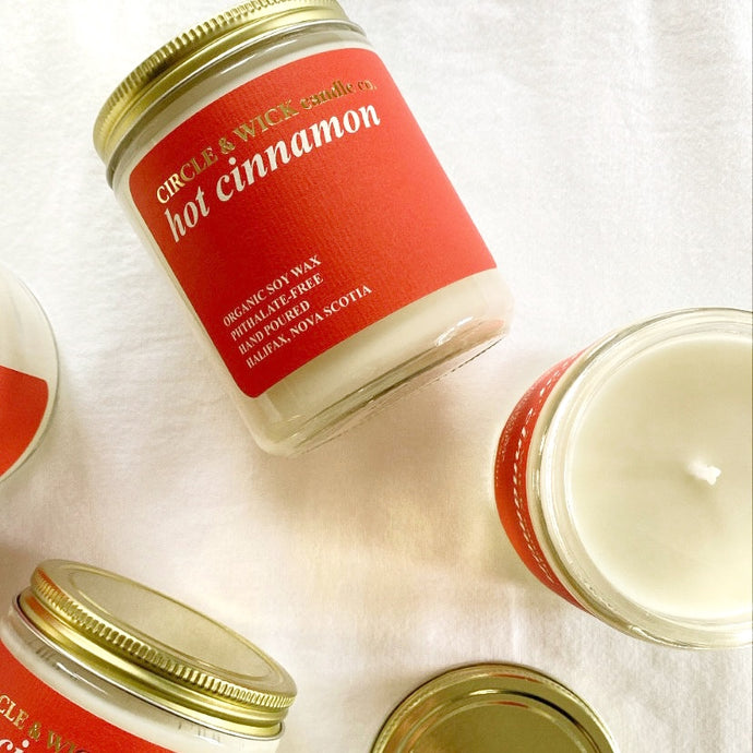 Hot Cinnamon 9 oz Candle by Circle & Wick