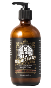 Bergamot Grapefruit Beard Wash by Educated Beards