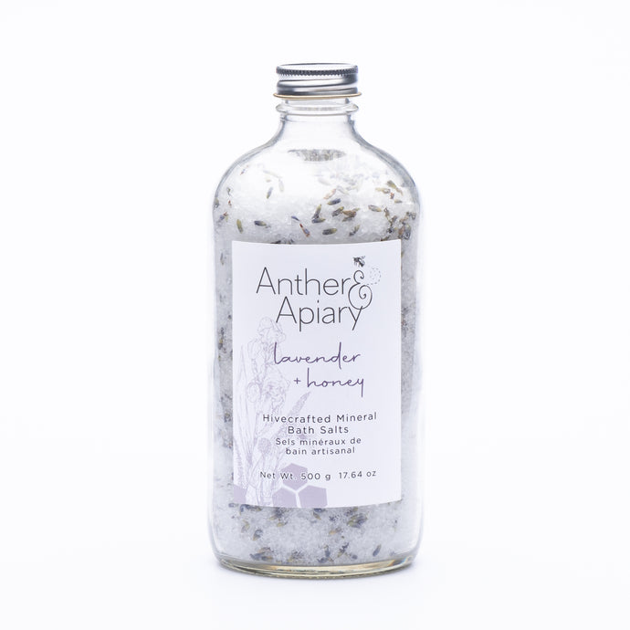 Lavender + Honey Mineral Bath Salts 500 g