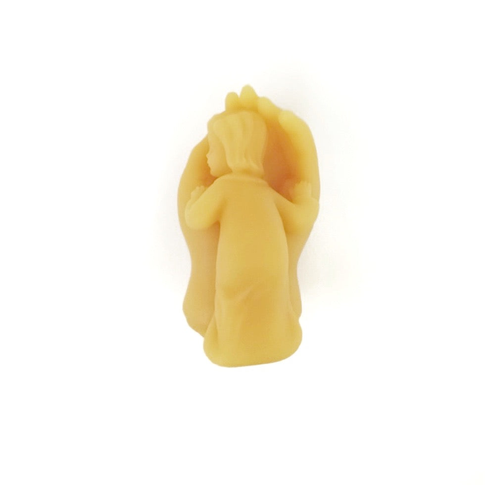 Child Hand Beeswax Candle by Pearlhouse Farm