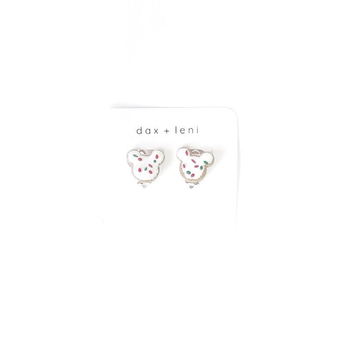 Cookie Mouse Clip On Earrings by Dax + Leni