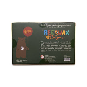 12 Beeswax Crayons – Non-Toxic, Kid-Friendly Design by 123 Farm