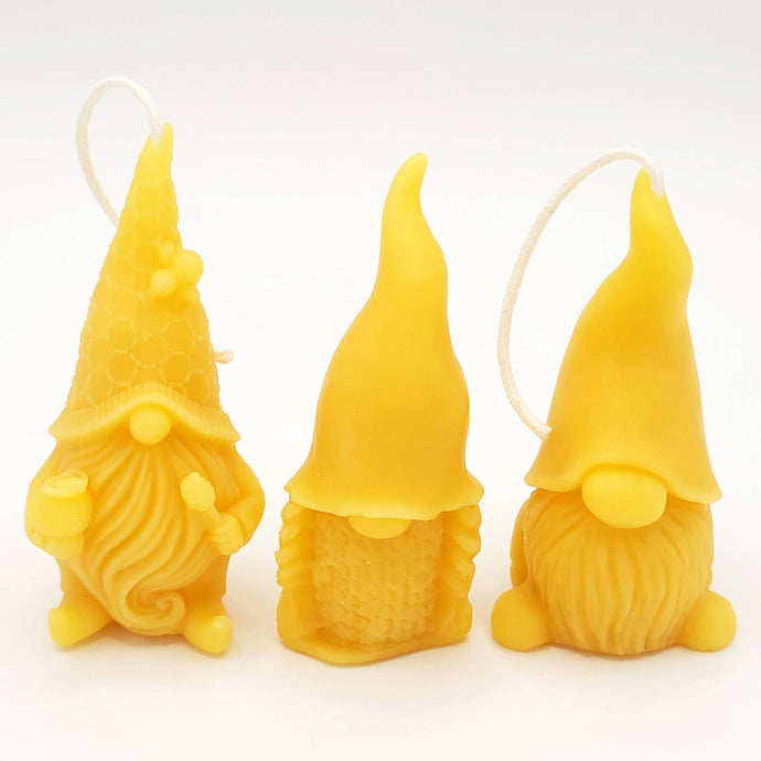 Beeswax Candle- Little Gnomes by EastVan Bees