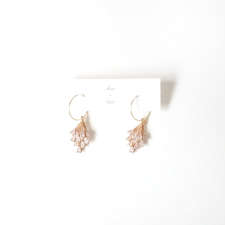 Sparkle Hoop Earrings by Dax + Leni