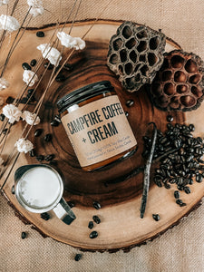 CAMPFIRE COFFEE + CREAM Soy Candle by Lawrencetown Candle Co.