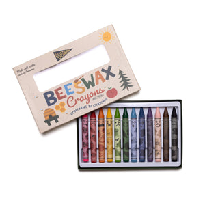 12 Beeswax Crayons – Non-Toxic, Kid-Friendly Design by 123 Farm