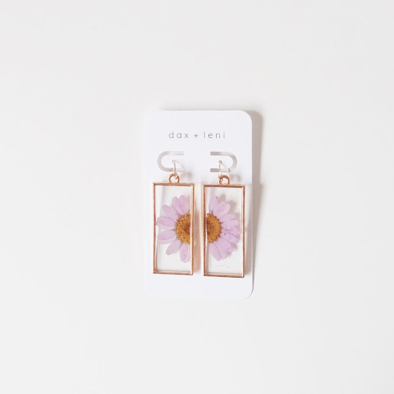 Flower Dangle Earrings by Dax + Leni