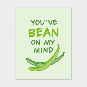 Green Bean Love DP Card by Inkwell Originals