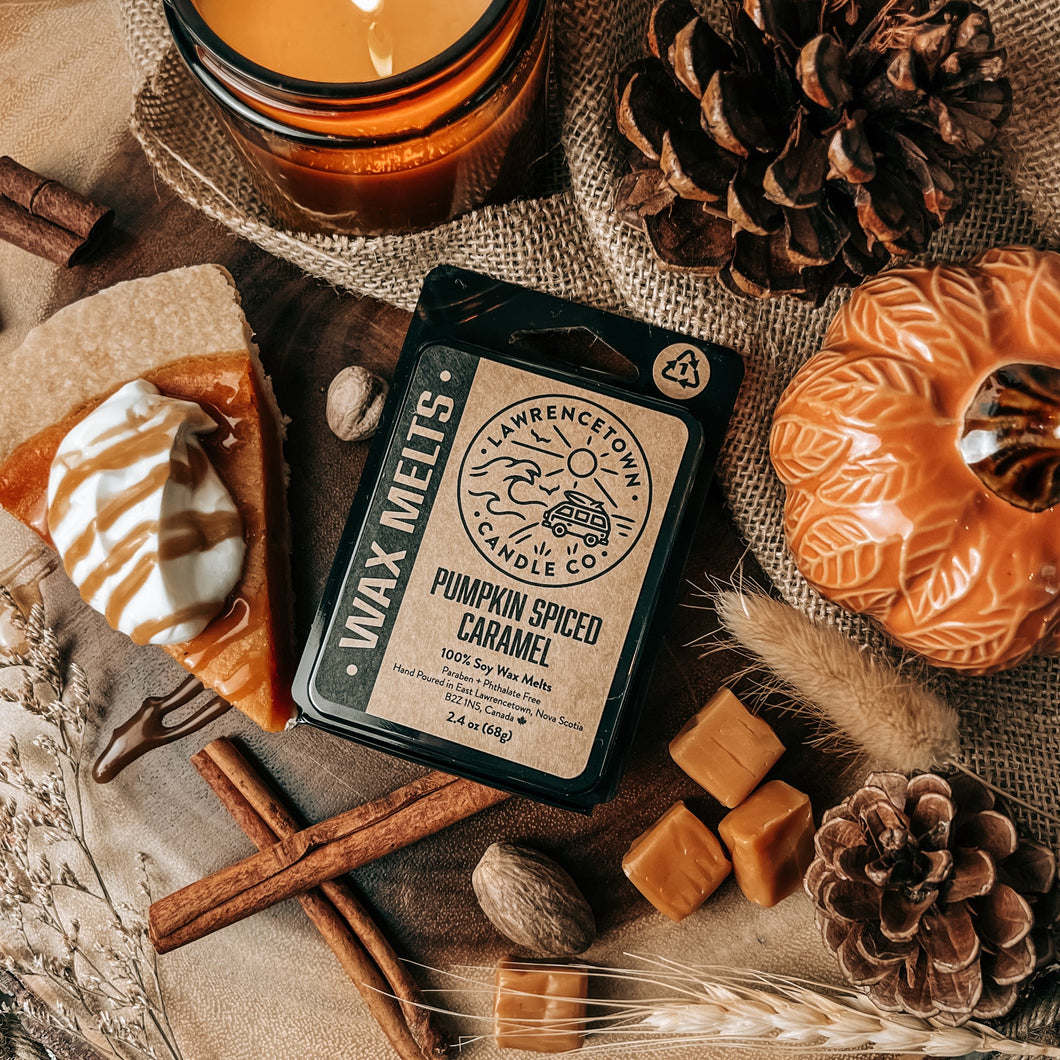 PUMPKIN SPICE CARAMEL Wax Melts by Lawrencetown Candle Co.