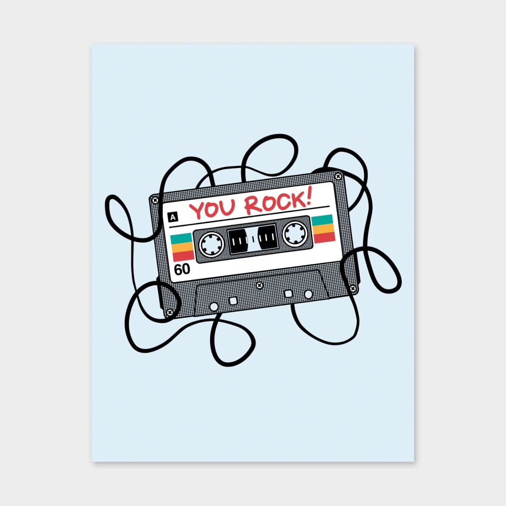 Cassette Love Card by Inkwell Originals