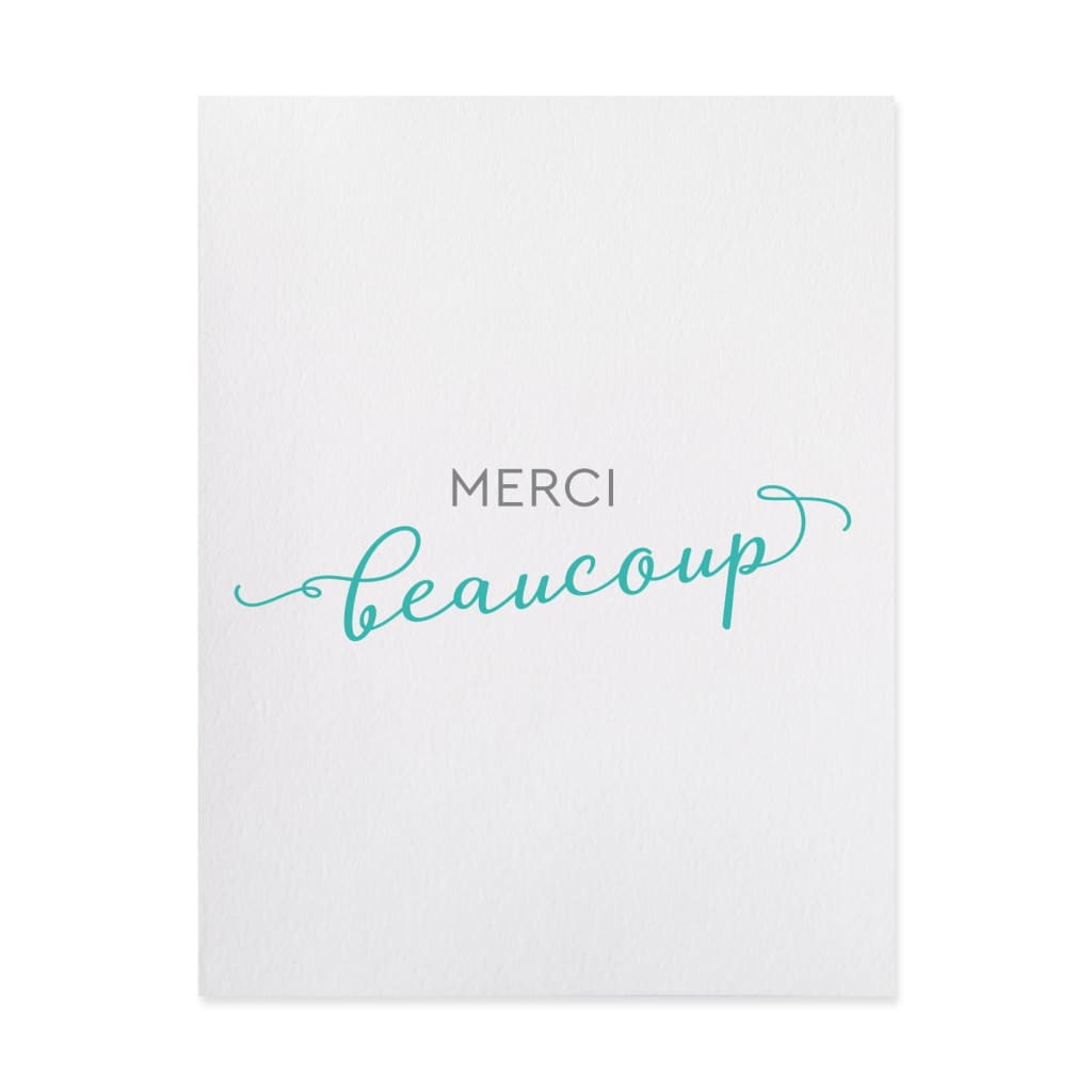 French Thank You Card by Inkwell Originals