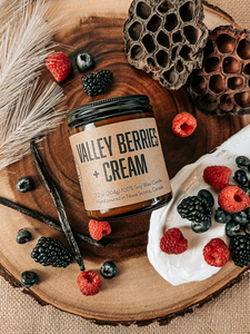 VALLEY BERRIES + CREAM Soy Candle by Lawrencetown Candle Co.