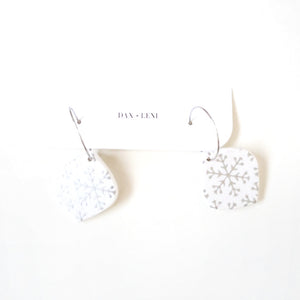 Snowflake Dangle Earrings by Dax + Leni