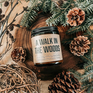 A WALK IN THE WOODS Soy Candle by Lawrencetown Candle Co.