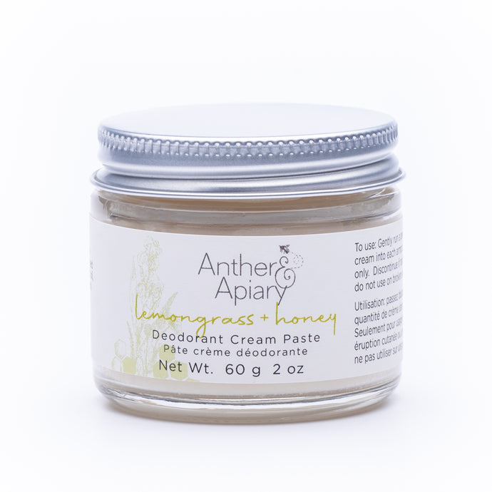 Lemongrass & Honey Deodorant Cream