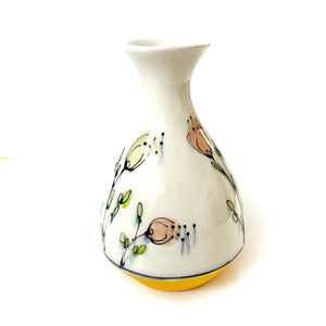 Mid-Modern Large Floral Vase by Rachel de Condé Ceramics