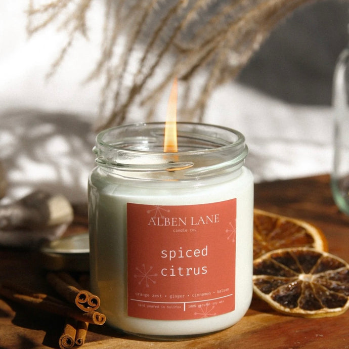 Spiced Citrus Soy Candle by Alben Lane Candle Co.