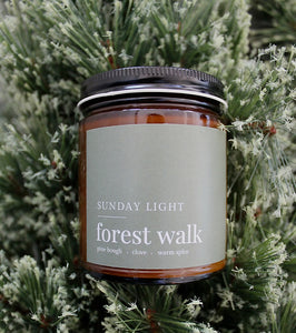 Forest Walk Soy Candle by Sunday Light Candle Co.