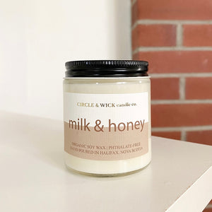 Milk & Honey 4oz Candle by Circle & Wick
