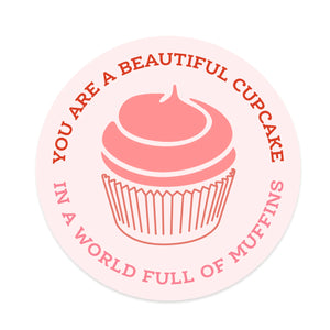 Cupcake Muffin Sticker by Inkwell Originals