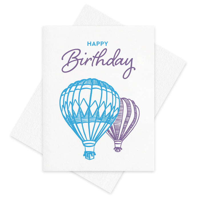 Birthday Balloons Card by Inkwell Originals