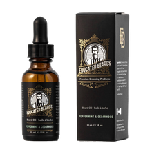 Peppermint Cedarwood Beard Oil by Educated Beards