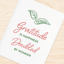 Gratitude + Wonder Card by Inkwell Originals
