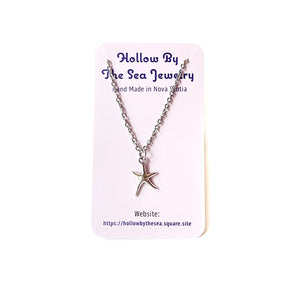 Starfish Pendant Necklace by Hollow by the Sea Jewerly