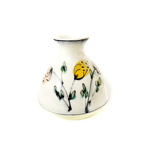 Mid-Modern Small Floral Vase by Rachel de Condé Ceramics
