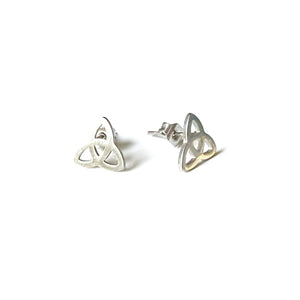 Triquetra Stud Earrings by Hollow by the Sea Jewerly