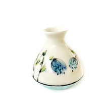 Mid-Modern Small Floral Vase by Rachel de Condé Ceramics