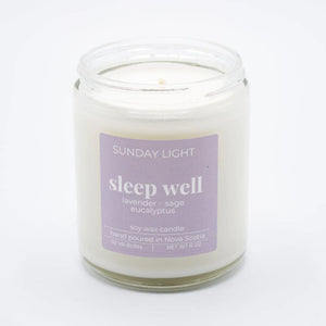 Sleep Well Soy Candle by Sunday Light Candle Co.