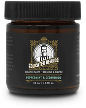 Peppermint Cedarwood Beard Balm by Educated Beards