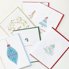 Holiday Vintage Letterpress Cards in