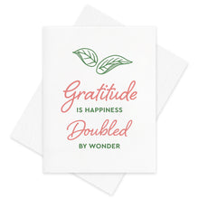 Gratitude + Wonder Card by Inkwell Originals