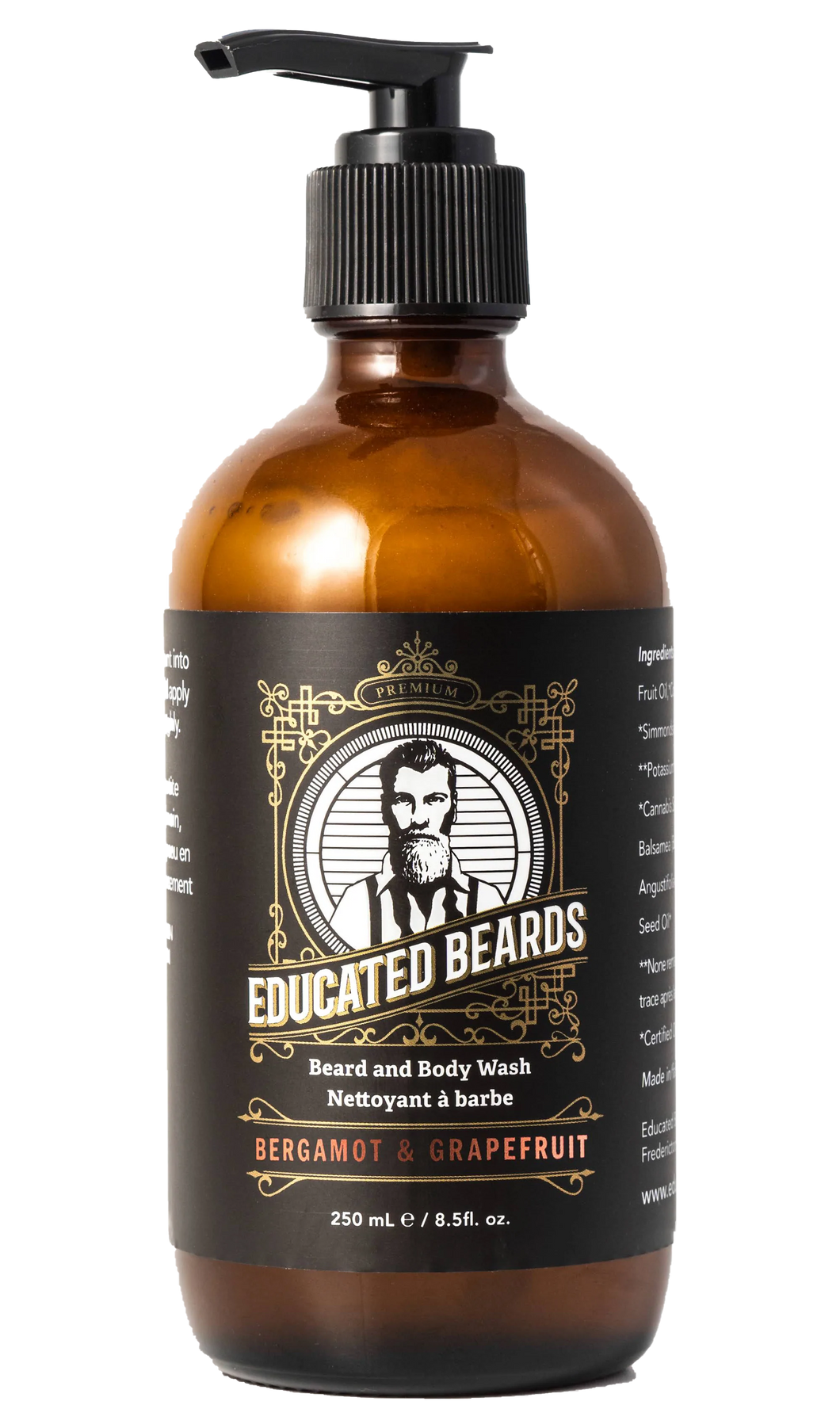 Bergamot Grapefruit Beard Wash by Educated Beards