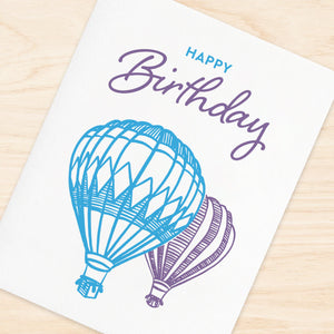 Birthday Balloons Card by Inkwell Originals