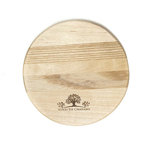 Round Wooden Cutting Board by Wood Eye Creations