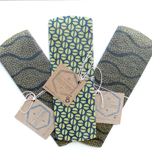 8 inch round beeswax wrap