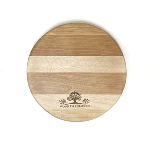 Round Wooden Cutting Board by Wood Eye Creations