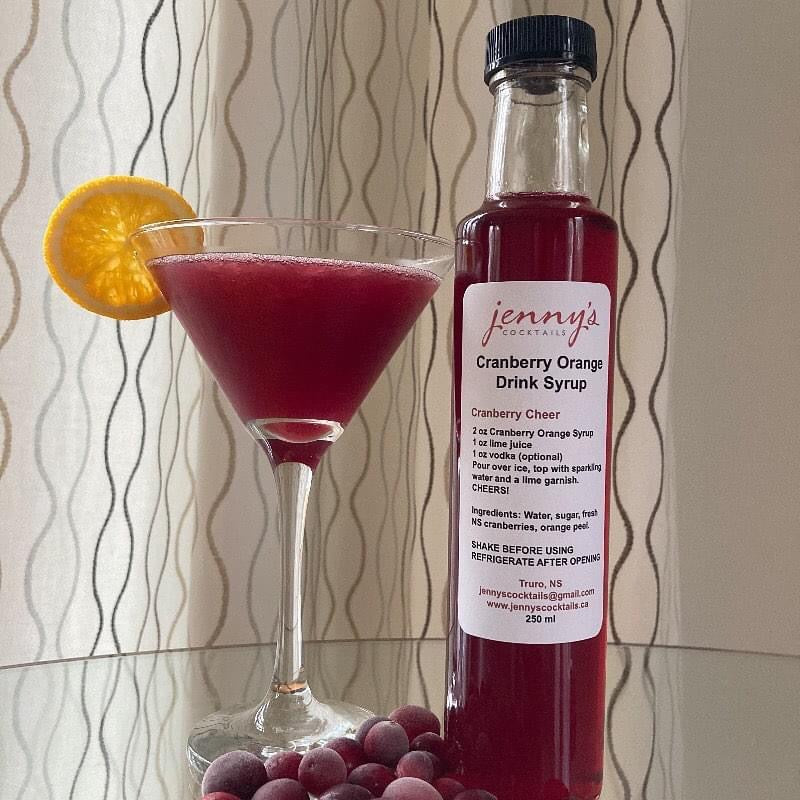 Cranberry Orange Cocktail Mix from Jenny's Cocktails